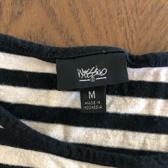 MOSSIMO Striped 3/4 Sleeve Shirt - Picture 2 of 2